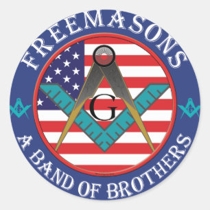 Adesivo Redondo Freemasons - Banda dos Irmãos