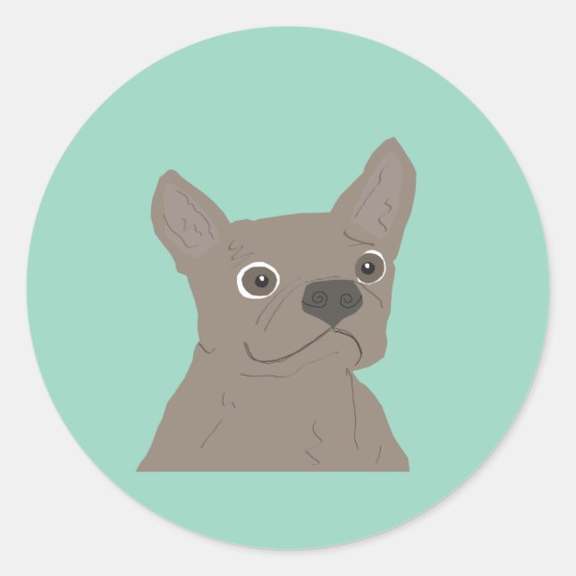 Adesivo Redondo French Kisses (Frente)