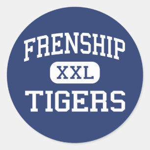 Adesivo Redondo Frenship - tigres - júnior - Wolfforth Texas