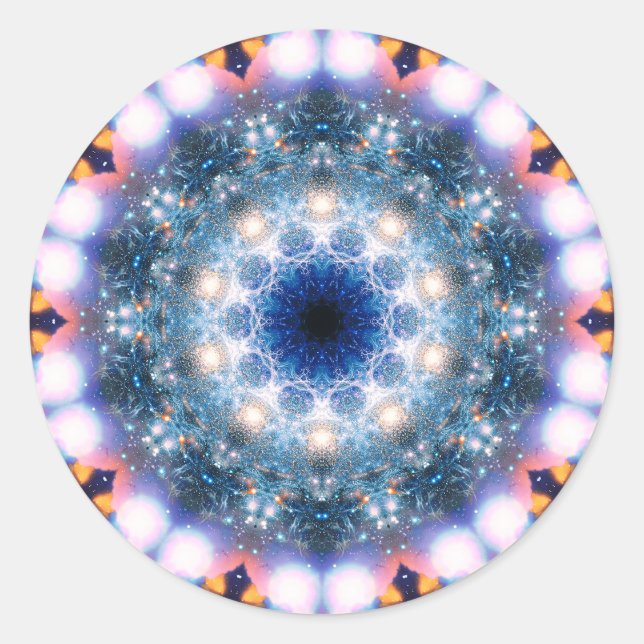 Adesivo Redondo Frente do Espaço (Frente)