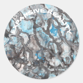 Adesivo Redondo Frequências criativas - REALIDADE EXPANSIVA