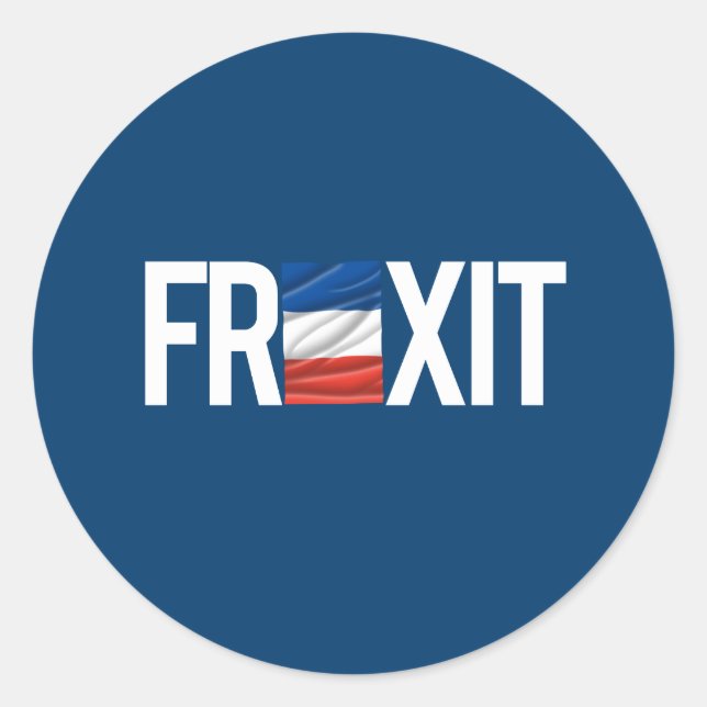 ADESIVO REDONDO FREXIT — - (Frente)