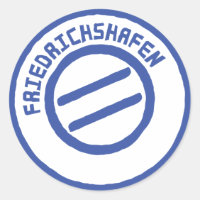 Friedrichshafen posto stempel carimbo