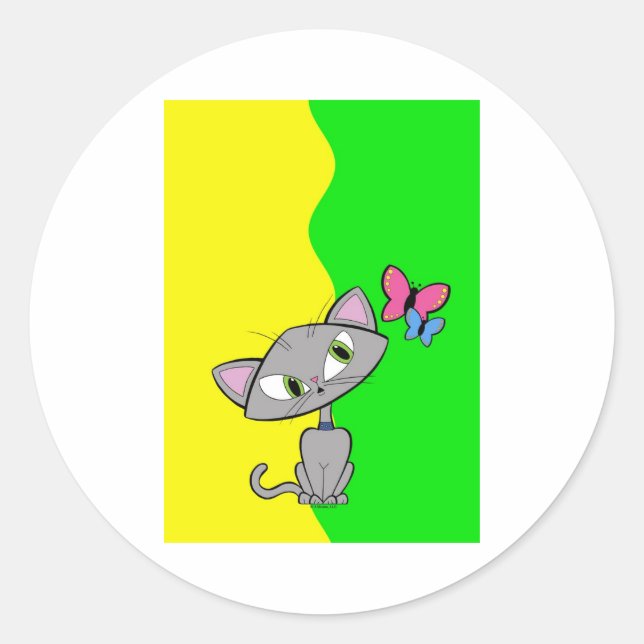 Adesivo Redondo Friendz Stickers (Frente)