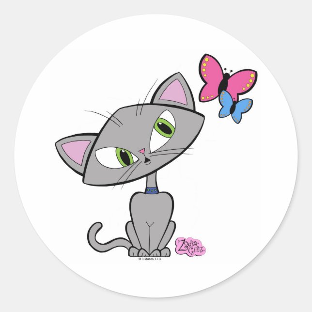 Adesivo Redondo Friendz Stickers (Frente)