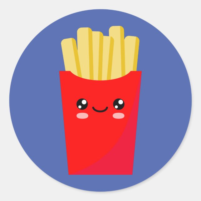 Adesivo Redondo Fries (Frente)