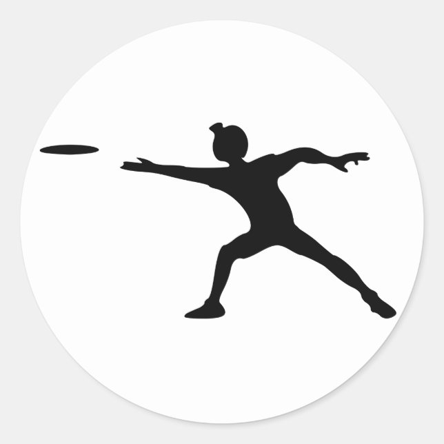 Adesivo Redondo Frisbee Stickers (Frente)