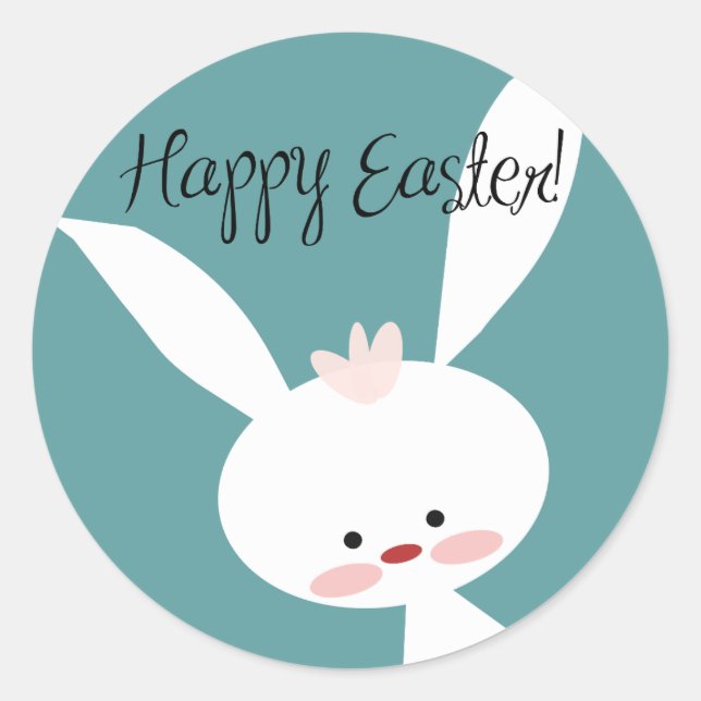 ADESIVO REDONDO FROHE OSTERN RUNDER STICKER, SET OF STICKERS (Frente)