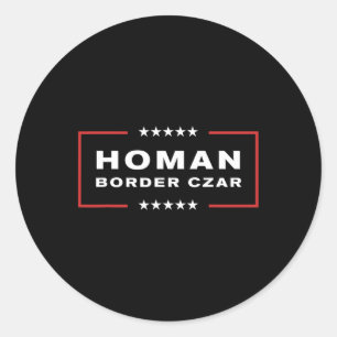 Adesivo Redondo Fronteira Czar Tom Homan Trump Presidente Eleita A