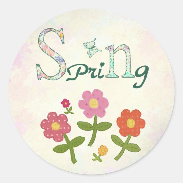 Adesivo Redondo Frühling (Frente)