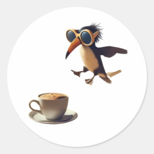 Adesivo Redondo Frulli Frulla (Cenoura Italiana) Sticker