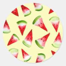 Fruta de aquarela de melancia