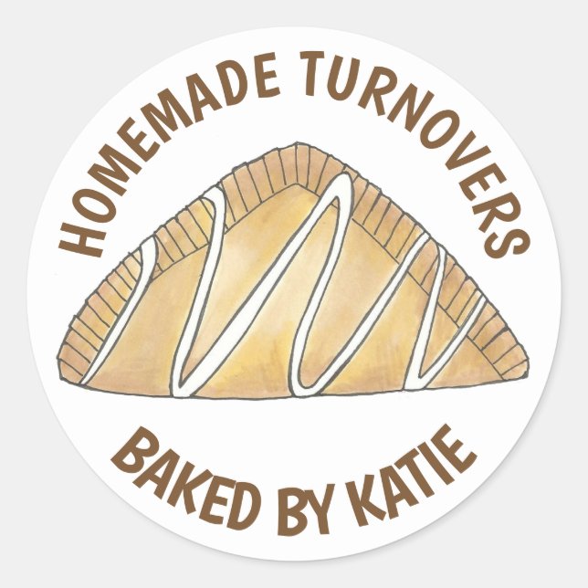 Adesivo Redondo Fruta De Cereja De Maçã (Frente)