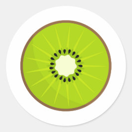 Adesivo Redondo Fruta de Kiwi