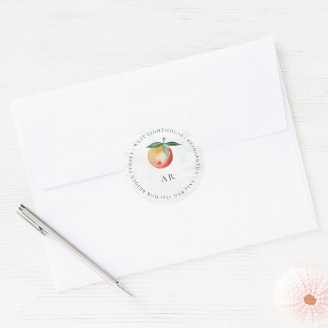 Adesivo Redondo Fruta de Summer Orchard (Envelope)
