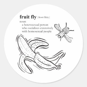 ADESIVO REDONDO FRUTA FLY