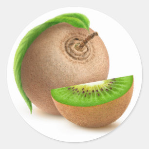Adesivo Redondo Fruta Kiwi