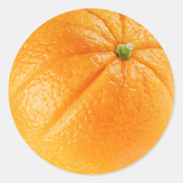 Adesivo Redondo Fruta laranja