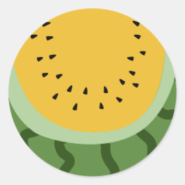 Adesivo Redondo Fruta Melancia