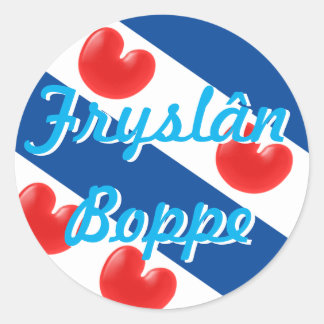 Adesivo Redondo Fryslân Boppe