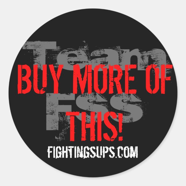 Adesivo Redondo FSS - Comprar Mais Lembrete (Frente)