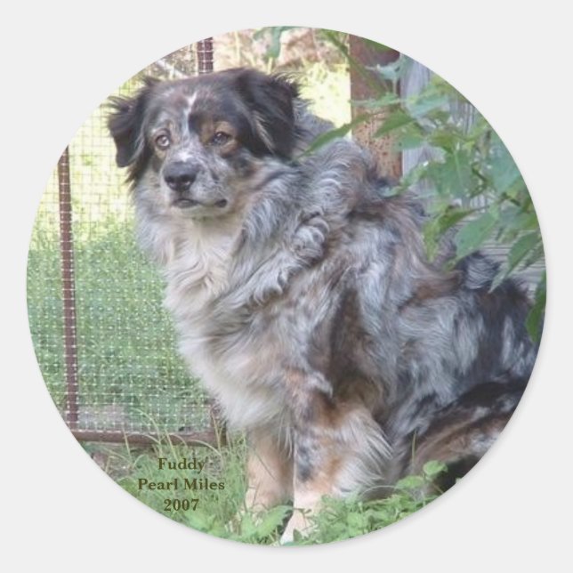 Adesivo Redondo FuddyPearl Miles2007 (Frente)