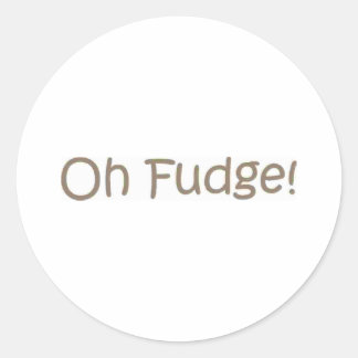 Adesivo Redondo Fudge!