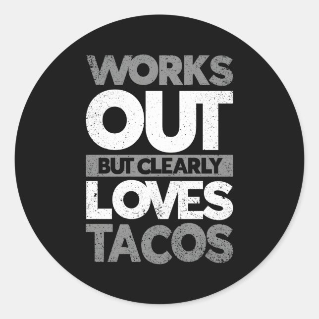 Adesivo Redondo Funciona, Mas Ama Claramente O Treinamento De Taco (Frente)