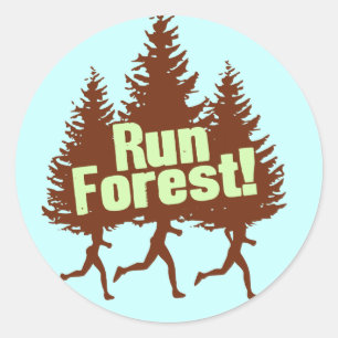 Adesivo Redondo Funcione a floresta