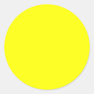 Adesivo Redondo Fundo Amarelo