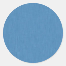 Adesivo Redondo Fundo azul simples e calmo com textura