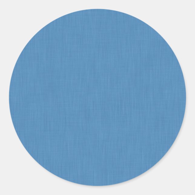 Adesivo Redondo Fundo azul simples e calmo com textura (Frente)