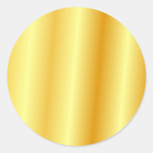 Adesivo Redondo Fundo Branca Modelo Olhar Dourado Glamouroso