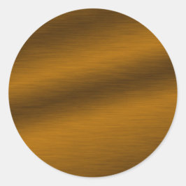 Adesivo Redondo Fundo de Bronze Bruto