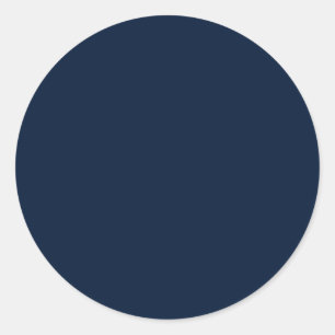 Adesivo Redondo Fundo de Cor Sólida Azul Roxo-Escuro Universo