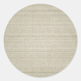 Adesivo Redondo Fundo de Cotton Linen