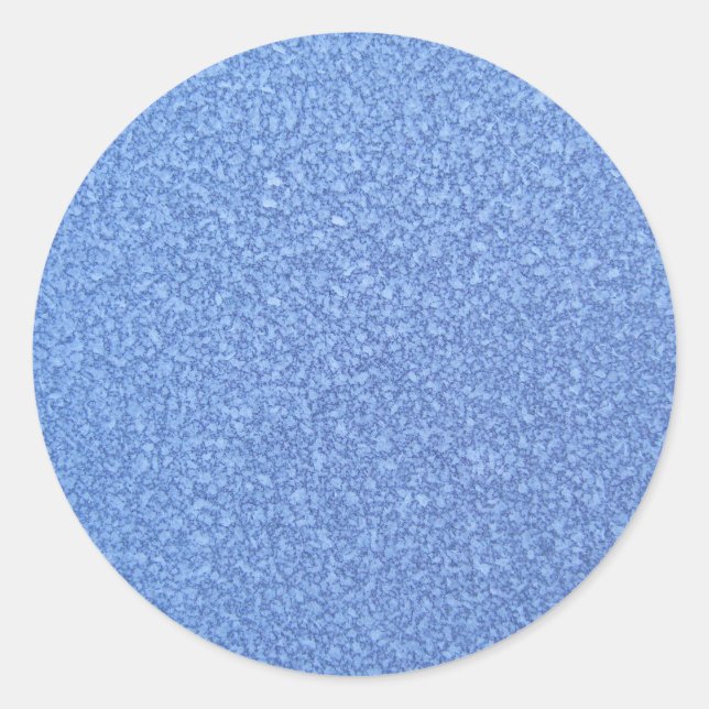 Adesivo Redondo Fundo de Cristal de Gelo de Superfície Azul Congel (Frente)