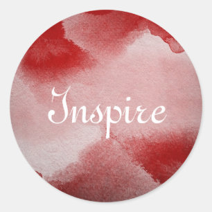 Adesivo Redondo fundo de pintura abstrato