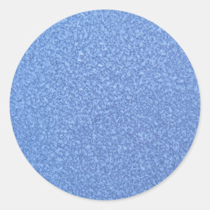 Adesivo Redondo Fundo de superfície congelado azul do cristal de