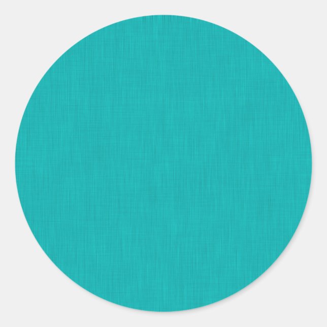 Adesivo Redondo Fundo de textura azul turquesa visual calmo e simp (Frente)