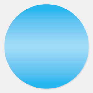 Adesivo Redondo Fundo Graduado Azul Claro e Azul Bebê