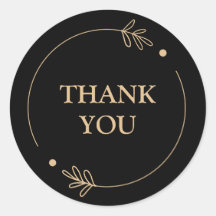 Fundo Negro Obrigado