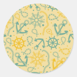 Adesivo Redondo Fundo retrorreflector com ancoragem, cordas