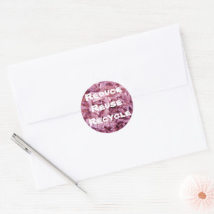 Adesivo Redondo Fundo Shredded do papel da dobra
