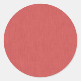 Adesivo Redondo Fundo vermelho texturizado visual calmo e simples