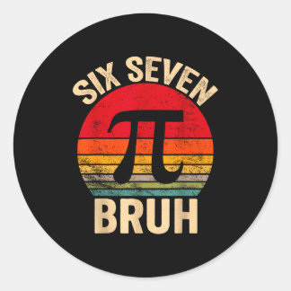 Adesivo Redondo Funny 3.14 67 6 7 meme design cute math nerd gen z