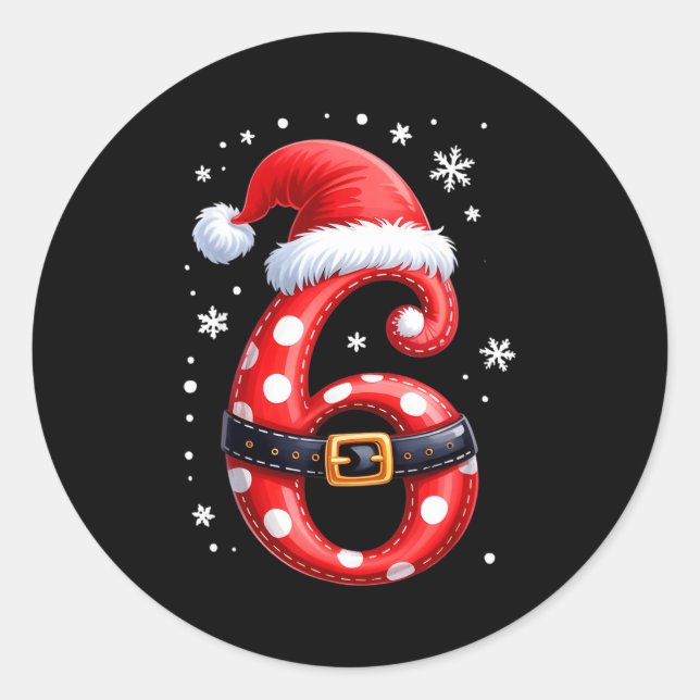 Adesivo Redondo Funny 67 Six Seven Meme Couple Matching Christmas  (Frente)