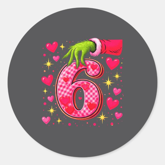 Adesivo Redondo Funny 67 Valentine Meme Couple Matching Love  (Frente)