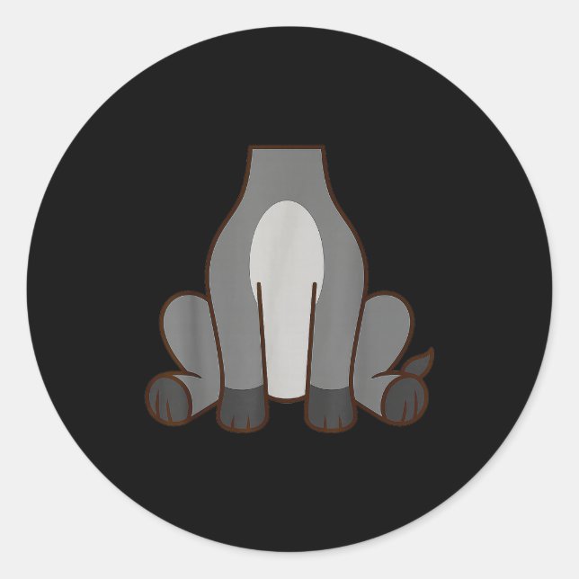 Adesivo Redondo Funny Adult Kids Men Women Costume  (Frente)