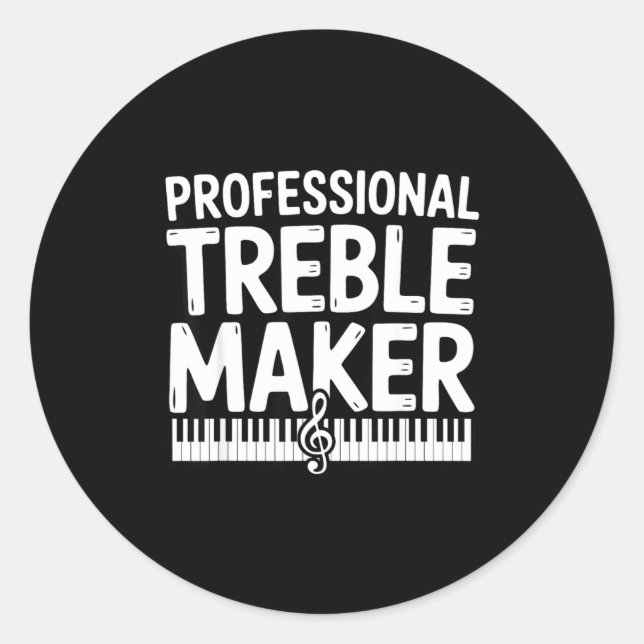 Adesivo Redondo Funny Ano Technician  (Frente)